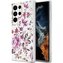 Etui Guess GUHCS23LHCFWST do Samsung Galaxy S23 Ultra S918 bílé/bílé pevné pouzdro Flower Collection