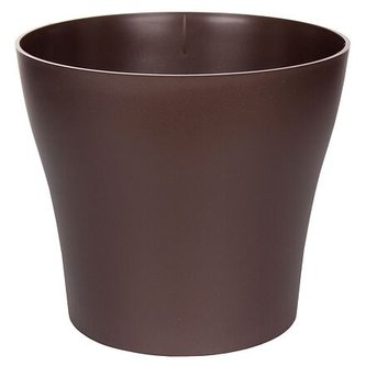 Tulipan Mat květináč hnědá průměr 24 cm