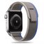 Pasek na chytré hodinky Nylonový pásek na Apple Watch 4/5/6/7/8/SE/ULTRA (42/44/45/49 MM) ŠEDÁ/MODRÁ