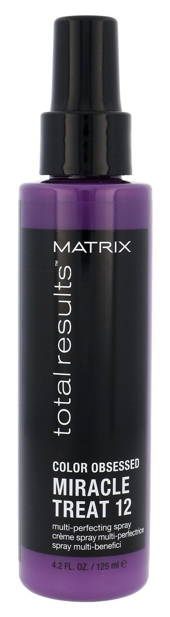 Matrix Obnovující sprej pro barvené vlasy Total Results Color Obsessed Miracle Treat 12 125 ml woman