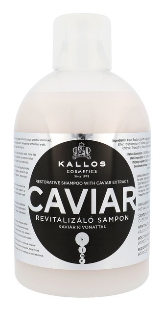 Kallos Obnovující šampon s kaviárem KJMN (Caviar Restorative Shampoo with Caviar Extract) Obnovující šampon s kaviárem KJMN (Caviar Restorative Shampoo with Caviar Extract) - Objem 1000 ml woman