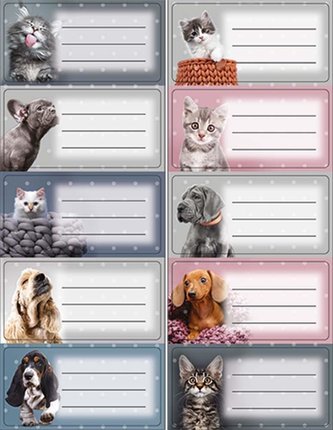 Naklejki na zeszyty The Sweet Pets