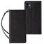 Magnet Strap Case Case pro iPhone 12 Pouch Wallet Mini Lanyard Pendant Black