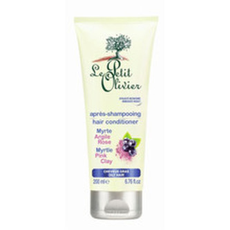 Le Petit Olivier Vlasový kondicionér pro mastné vlasy Myrta a růžový jíl 200 ml woman