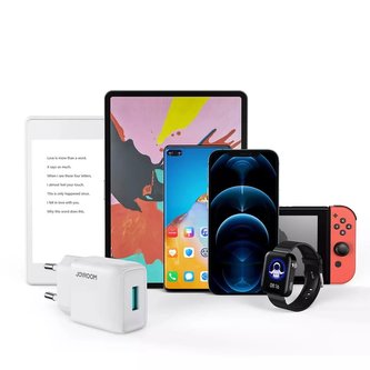 Joyroom USB nástěnná nabíječka 2,1 A bílá (L-1A101)