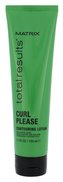 Matrix Konturovací mléko pro kudrnaté vlasy Total Results Curl Please (Contouring Lotion Curl Control Leave-in) 150 ml woman
