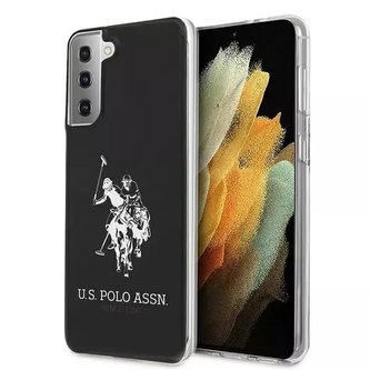 Pouzdro na telefon US Polo Shiny Big Logo pro Samsung Galaxy S21 Plus černo/černé