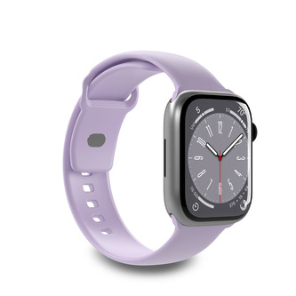 PURO ICON - Elastický řemínek pro Apple Watch 42/44/45/49 mm (S/M & M/L) (Tech Lavender)