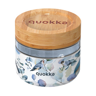 Quokka Deli Food Jar - Skleněná nádoba na jídlo / box na oběd 500 ml (Blue Nature)