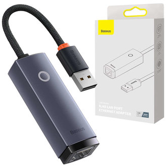 Adaptér LAN síťové karty Baseus Erhernet USB-A na RJ45 100Mbps adaptér