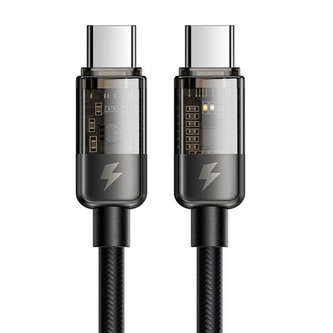 Kabel USB-C na USB-C Mcdodo CA-2840, PD 100W, 1,8 m (černý) Kabel USB-C na USB-C Mcdodo CA-2840, PD 100W, 1,8 m (černý)