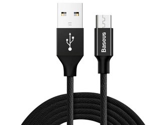 Kabel Baseus Yiven micro USB 150 cm 2A černý