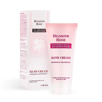Biofresh Diamond Rose Renovační krém na ruce pro rychlou hydrataci s bílou růží 50 ml