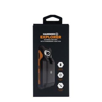 Externí baterie pro Hammer Explorer/Explorer Plus/Explorer Pro s funkcí powerbanky 5000 mAh černá