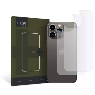 Hofi Hydroflex Pro Back Protector hydrogelová fólie na zadní straně 2-balení pro Apple iPhone 14 Pro Clear