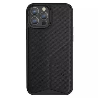 UNIQ pouzdro Transforma iPhone 13 Pro Max 6,7" černá / ebenově černá MagSafe