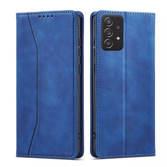 Magnet Fancy Case Case for Samsung Galaxy A52 / A52 5G / A52s 5G Pouch Wallet Card Card Stand Blue