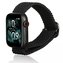 Textilní řemínek na chytré hodinky Beline pro Apple Watch 42/44/45/49 mm černá/černá