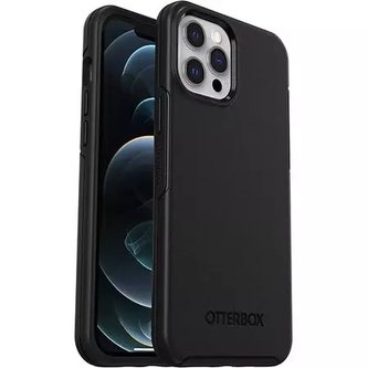 OtterBox Symmetry Plus - ochranné pouzdro pro iPhone 12 Pro Max kompatibilní s MagSafe (černé) [P]