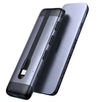 Adaptér 5w1 UGREEN CM285 Hub USB-C do 3x USB 3.0 HDMI USB-C PD