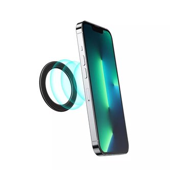 Držák smartphonu / tabletu Joyroom s magnetickým kroužkem černý (JR-Mag-M1)