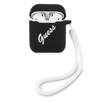 Guess GUACA2LSVSBW kryt AirPods černobílý / černo bílý silikonový Vintage