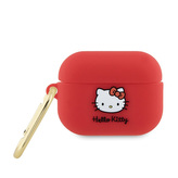 Hello Kitty Silicone 3D Kitty Head - pouzdro pro AirPods Pro 2 (fuchsiová)