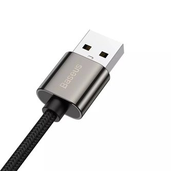 Legendární úhlový herní kabel Baseus USB – USB typu C 66W 1m černý (CATCS-B01)