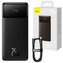 Powerbanka Baseus Bipow Digital Display 3-Porty 25W 20000mAh kabel
