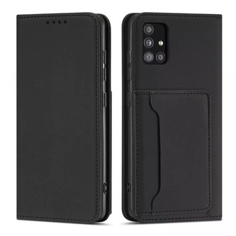 Magnet Card Case Case pro Xiaomi Redmi Note 11 Pro Pouch Wallet Card Holder Black