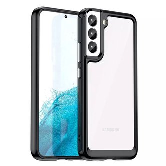 Outer Space Case pro telefon Samsung Galaxy S23 pouzdro s pružným rámem černé
