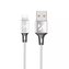 Wozinsky kabel USB kabel - Lightning 2,4A 1m bílý (WUC-L1W)