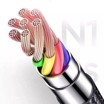 Joyroom kabel USB – USB typu C 3 A 1,5 m černý (S-1530N1)