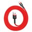Baseus Cafule kabel USB Lightning 2,4A 0,5 m - czerwony