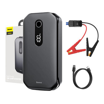 Baseus Super Energy Car Jump Starter 12000mAh, 1000A, USB (černý)