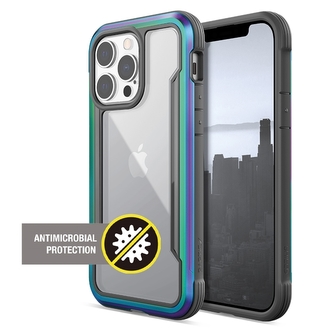 X-Doria Raptic Shield Pro - pouzdro pro iPhone 13 Pro (antibakteriální) (duhové)