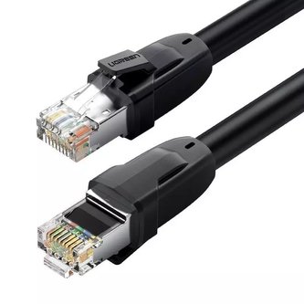 Kabel UGREEN Ethernet patch kabel RJ45 Cat 8 T568B 2m černý (70329)