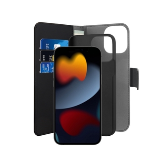 Odnímatelná peněženka PURO – pouzdro 2v1 pro iPhone 13 Pro (černé)