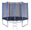 Trampolína 180 cm + síť + žebřík modrá