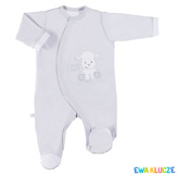 EWA 852618 NEWBORN Pajac szary 50