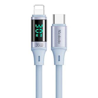 Cable Mcdodo CA-1932 Lightning to USB-C 36W 1.2m (blue) Cable Mcdodo CA-1932 Lightning to USB-C 36W 1.2m (blue)