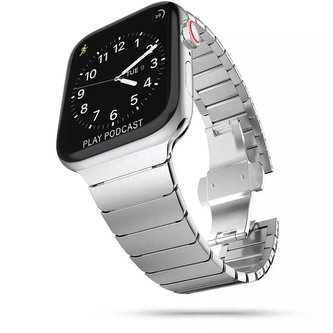 Apple Watch Tech-protect linkband 4 / 5 / 6 / 7 / 8 / se / ultra (42 / 44 / 45 / 49 mm) stříbrné