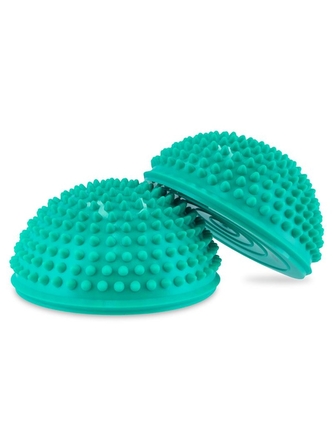 Spokey - SPIKE Masážní balanční podložky chodidel (2 ks) zelené