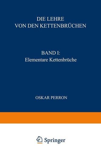 Die Lehre von den Kettenbrüchen