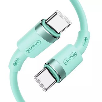 Joyroom kabel USB typu C – USB typu C PD 60W 1,2 m zelený (S-1230N9)