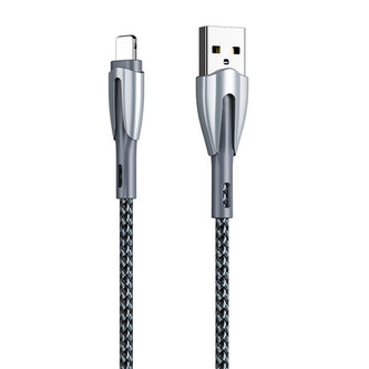 Kabel USB Lightning Remax Armor, 1 m, 3,0 A (černý)