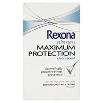 Rexona Tuhý deodorant Women Maximum Protection Clean Scent 45 ml woman
