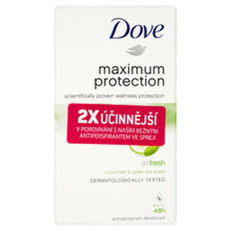Dove Tuhý deodorant Maximum Protection Fresh Touch s vůní okurky a zeleného čaje 45 ml woman