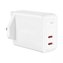 Acefast nástěnná nabíječka (UK zástrčka) 2x USB typ C 40W, PPS, PD, QC 3.0, AFC, FCP bílá (A12 bílá)