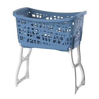 BAMA Koš na prádlo STAND UP, modrá